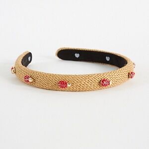 Lele Sadoughi Ladybug Gigi Headband New